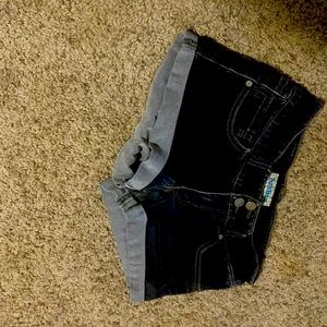 Denim shorts